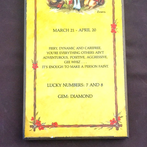 Aries Zodiac Plaque - Picture 5 of 10